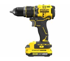 Stanley V20 SFMCD721M2K / Aku vŕtačka / 18V / 2100 ot-min / 35.700 príklepov-min / 80 Nm / 2x 4.0Ah