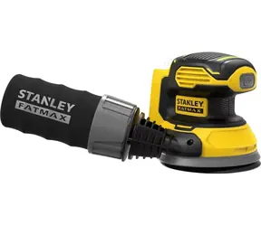 Stanley V20 SFMCW220B / Aku Excentrická brúska / 18V / Priemer 125 mm / 12.000 ot-min / bez Aku