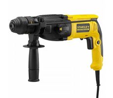Stanley SFMEH210K / Kombinované vŕtacie a sekacie kladivo / 800W / 1250 ot-min / 4.670 úderov-min / 2.4J / SDS-plus