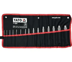 YATO YT-3591 / Sada priebojníkov na koži 15 ks