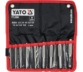 YATOYT-3590 / Sada priebojníkov na koži 9 ks