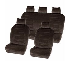 Carpoint Autopoťahy sedadiel na celé vozidlo - Washington sada 9 dielov - šedé