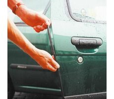 Carpoint Lišty ochranné na hranu dverí 60cm 2ks - čierne