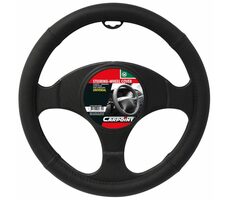 Carpoint Poťah volantu 37-39cm - prírodná koža