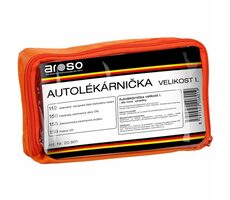 Aroso Autolekárnička na poskytnutie predlekárskej prvej pomoci - textilná