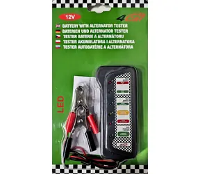Aroso Skúšačka / tester autobatérie / akumulátora a alternátora 12V