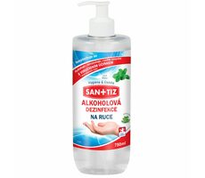 Sanitiz Alkoholová dezinfekcia na ruky 750ml - parfém mäta / obsahuje Aloe Vera