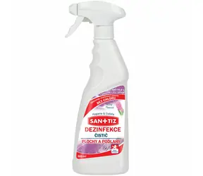 Sanitiz čistiaci prostriedok na plochy a podlahy - dezinfekcia 500ml - parfum Hyacint