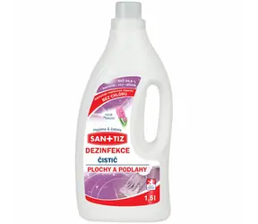 Sanitiz čistiaci prostriedok na plochy a podlahy - dezinfekcia 1.5l - parfum Hyacint