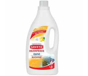 Sanitiz čistiaci prostriedok na kuchyne - dezinfekcia 1.5l - parfém citrón