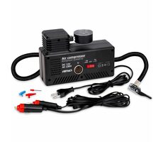 Aroso 20.247 Kompresor vzduchový 230V/12V 7bar / 100PSI - zásuvka zapaľovača 12V DC / menič napätia 230V-12V