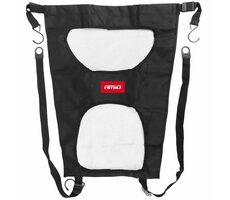 AMiO Bariéra na prepravu psov / zvierat medzi sedadlá v aute - textilná / univerzálna nastaviteľná veľkosť