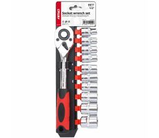 AMiO Gola sada račňa a oriešky 1/2-palcová 10-24mm - sada 11 dielov