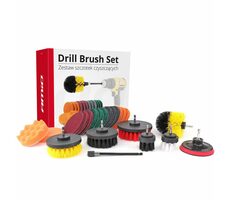 AMiO čistiace a leštiace kefy na vŕtačku - sada 22 dielov