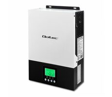 Qoltec 53875 Solárna nabíjacia stanica 13.5V čierna - biela / 2KVA / 1.5kW / 80A / LCD displej