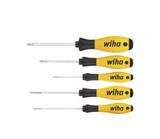 Wiha 27252 Sada skrutkovačov SoftFinish ESD / 5 skrutkovačov