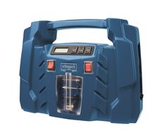 Scheppach Air Force 5 / Prenosný kompresor / 230V & 12V / 36.5 lm / Tlak 8 bar / 4 koncovky