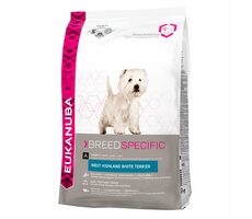 Eukanuba West Highland White Terrier 2.5 kg / granule pre psov / pre dospelých West Highland a White Terriéry od 1 roka