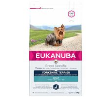 Eukanuba Yorkshire Terrier 2 kg / granule pre psov / pre dospelých Yorkshirské Terriéry