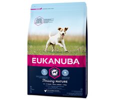 Eukanuba Mature &amp; Senior Small 3 kg / granule pre psov / pre staršie malé plemená / od 8 do 11 rokov