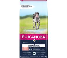Eukanuba Grain free Senior Large &amp; Giant Breed - Ocean fish 12 kg / granule pre psov / pre staršie veľké a obrie plemená