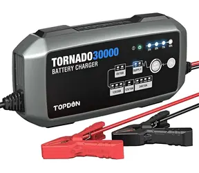 TOPDON nabíjačka autobatérie Tornádo 30000 / 30A / štartovacie káble