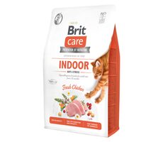 Brit Care Cat Grain-Free Indoor Anti-stress 400 g / Kompletné krmivo pre dospelé mačky od 12 mesiacov