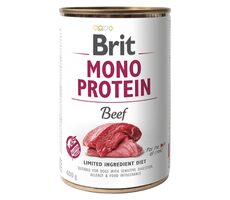 Brit Mono Protein Beef 400 g / Konzerva pre psov / 100% čistý hovädzí proteín