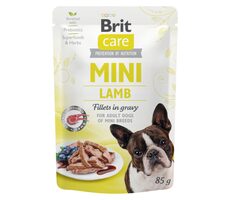 Brit Care Mini Lamb fillets in gravy 85 g / Kapsičky pre psov
