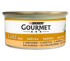 Purina GOURMET GOLD paštéta morka 85 g / Konzervy pre mačky