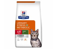 Hill&#39;s Prescription Diet Urinary Stress Metabolic c/d Multicare 3 kg / Granule pre mačky / Starostlivosť o močový systém