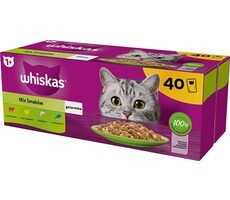 Whiskas Adult mix výber v želé 40 x 85 g / Kapsičky pre mačky