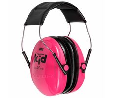 3M Peltor KIDR ružová / detský mušľový chránič sluchu 27 dB / od 5 rokov