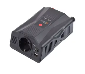 Technaxx TE24 Menič napätia / 300W / vstup 12V DC / 1x 230V / 2x USB
