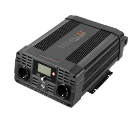 Technaxx TE22 Menič napätia / 2000W / vstup 12V DC / 2x 230V / 2x USB / čistý sínus