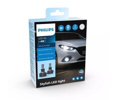 Philips LED H3 Ultinon Pro3022 HL 12/24 V 20W 2 ks / Autožiarovka LED / pätica PK22s