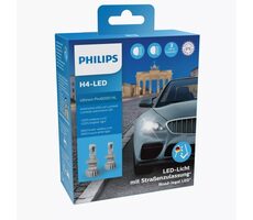 Philips LED H4 Ultinon Pro6000 HL 12 V 18W 2 ks / Autožiarovka LED / pätica P43t