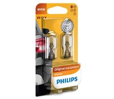 Philips W16W 12V 16W 2ks / žiarovka / pätica W2.1x9.5d