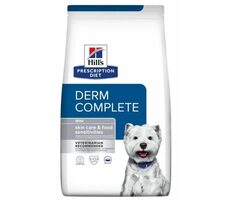 Hill&#39;s Prescription Diét Derm Complete Canine Mini 1 kg / granule pre psov / malé plemená / Diéta pre starostlivosť o kožu a srsť