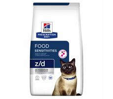 Hill&#39;s PD Feline Food Sensitivities z/d 3 kg / Granule pre mačky / Intolerancia