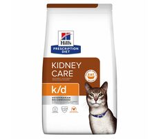 Hill&#39;s PD Feline k/d Kidney Care 3 kg / Granule pre mačky / s kuracím mäsom / obličky