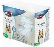 TRIXIE 23641 Papierové plienky pre psov SM 30-46 cm 12 ks