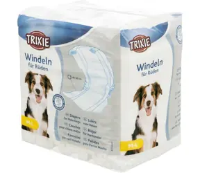 TRIXIE 23642 Papierové plienky pre psov ML 45-60 cm 12 ks