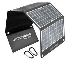 RealPower SP-30E / Solárny panel / 30W / USB-A &amp; USB-C / IPX5