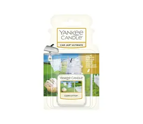 Yankee Candle Car Jar Clean Cotton Vôňa do auta na zavesenie (luxusná vysačka)