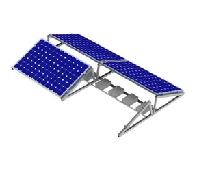 Solarmi kompletný držiak SC na uchytenie solárnych panelov na plochú strechu / typ východ-západ / 8 ks