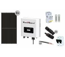 Solarmi GridFree 3000M / solárna elektráreň / 3kW sieťový menič s limiterom / 8x 465Wp solárny panel