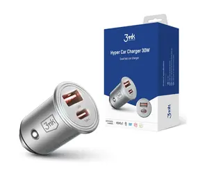 3mk Hyper Car adaptér CL (30W) / 30W / 1x USB + 1x USB - C 