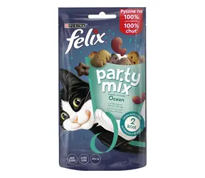 PURINA Felix Party Mix Ocean Mix 60 g / Pochúťka pre mačky