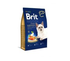 Brit Premium by Nature Cat. Adult Salmon 1.5 kg / Kompletné prémiové krmivo pre mačky / s lososom